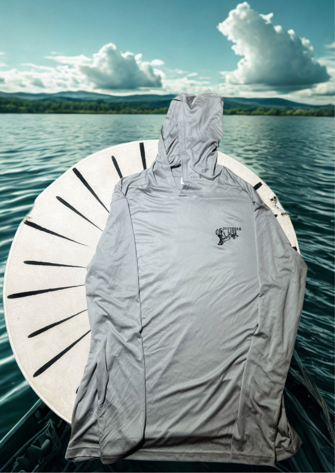 Over the dock lightweight hooded pullover