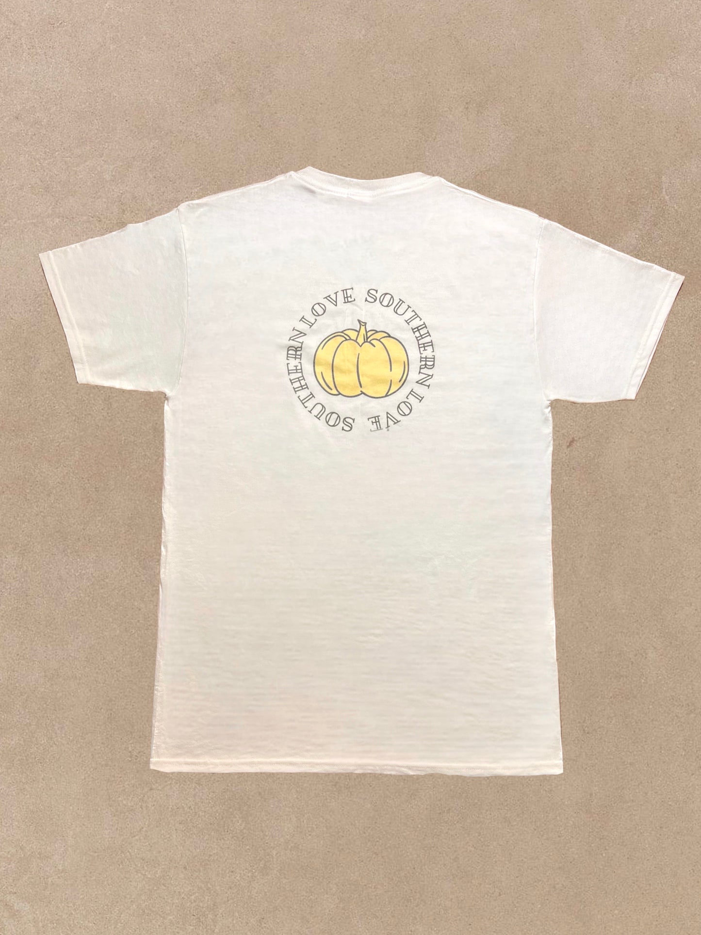 Cream pumpkin shirt